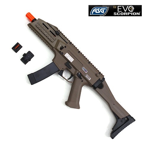 ASG Scorpion EVO-3A1 전동건(전자회로 & 볼트스톱)_TAN