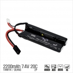 Li-Po밧데리 2200mAh 7.4V 20C 2열 (딘스짹 선택가능)_107 X 20 X 12mm(두께)