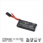 PEQ용 Li-Po밧데리 1200mAh 11.1V 20C PEQ용_72 X 30 X 16mm(두께)