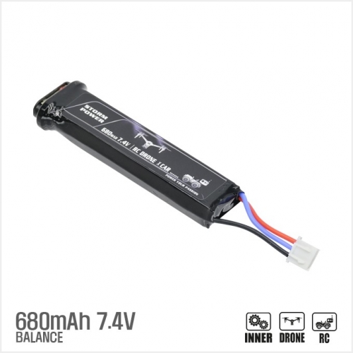 Li-Po밧데리 680mah 7.4v 마루이 MP7A1/M10/스콜피온용