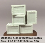 DT35150 1/35 WW2 Wooden Box(21.5 X 16 X 16.5mm)