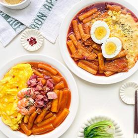 2_식사_쉬림프 오믈렛 로제 떡볶이&콘치즈 오리지널 떡볶이.jpg