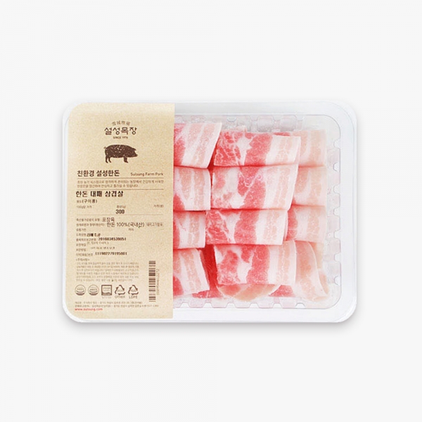 [설성목장] 한돈 대패삼겹 300g