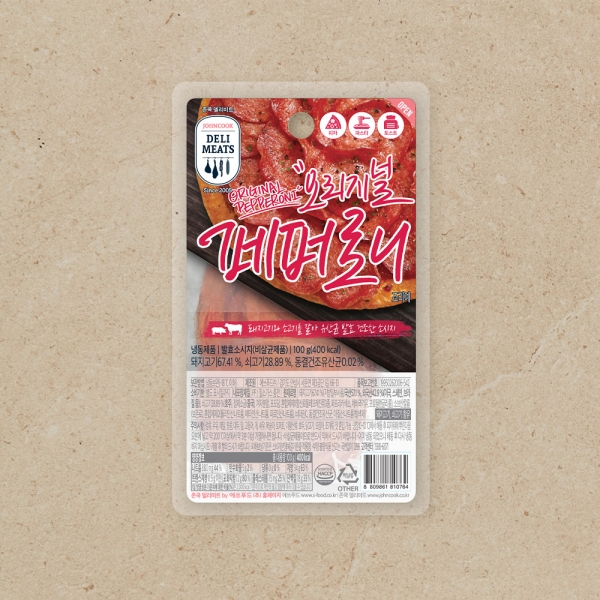 오리지널 페퍼로니 100g