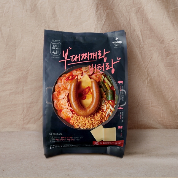 [간편 밀키트] 부대찌개랑 버터랑 680g