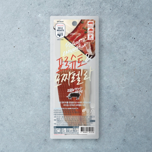 샤퀴테리 스낵팩 프로슈토 & 모짜렐라 42g