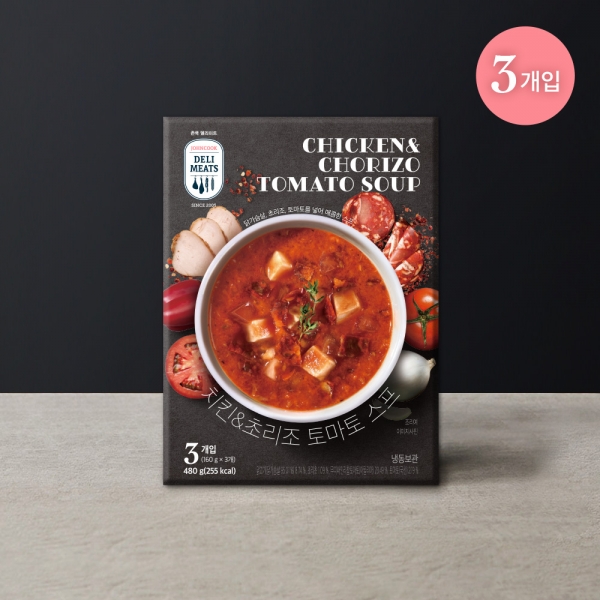 치킨&초리조 토마토 스프 160g*3팩 (3번들)