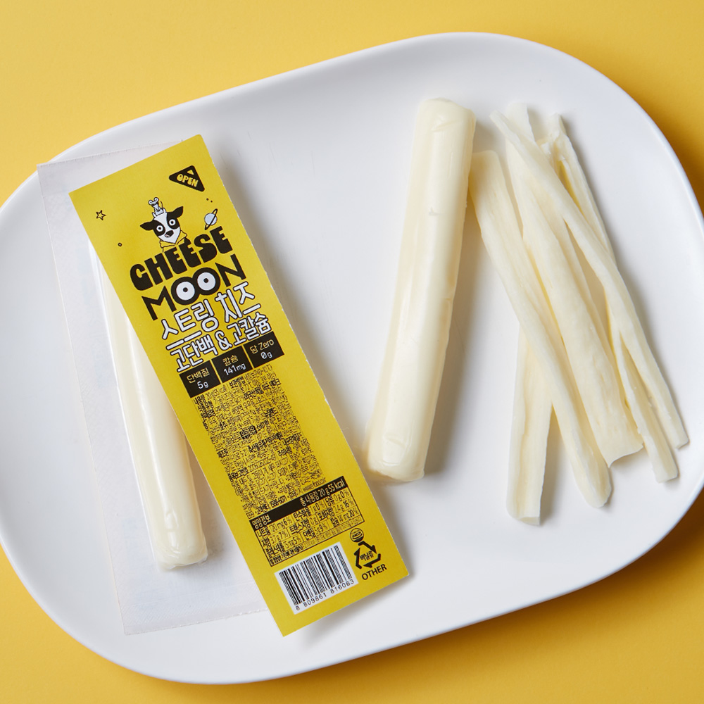 치즈문 스트링 치즈 고단백&고칼슘 200g (20g*10개입)