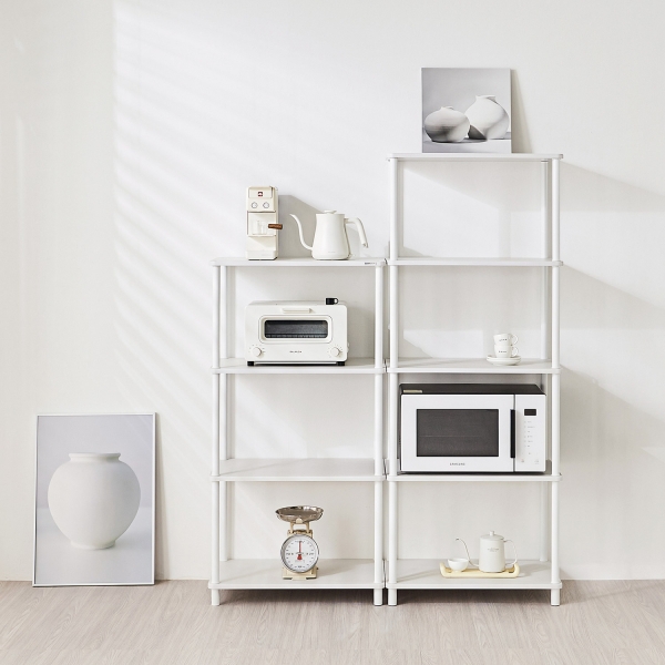 데일리 조립식 선반 진열장 렌지대 (4단)