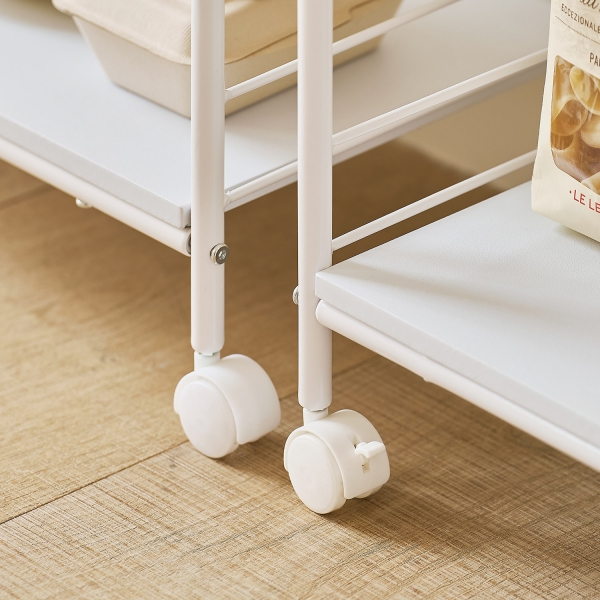 헤이즈 수납 트롤리이동식 빨래바구니 2size