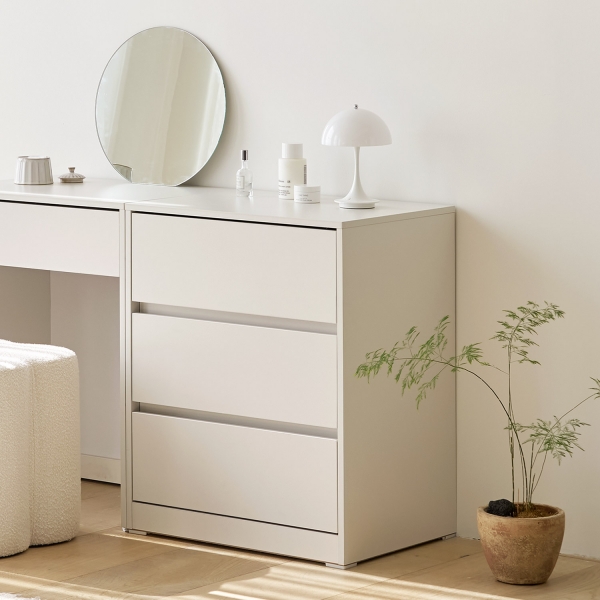 [한정수량]속깊은 마일드 화장대 서랍장 3type 600/800/1200