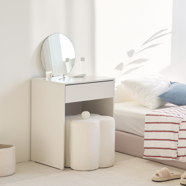 [한정수량]속깊은 마일드 화장대 서랍장 3type 600/800/1200