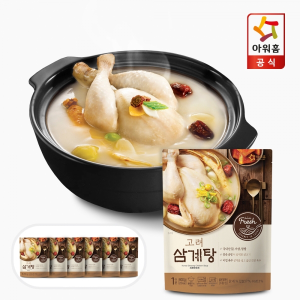 고려 삼계탕 800g x 6팩