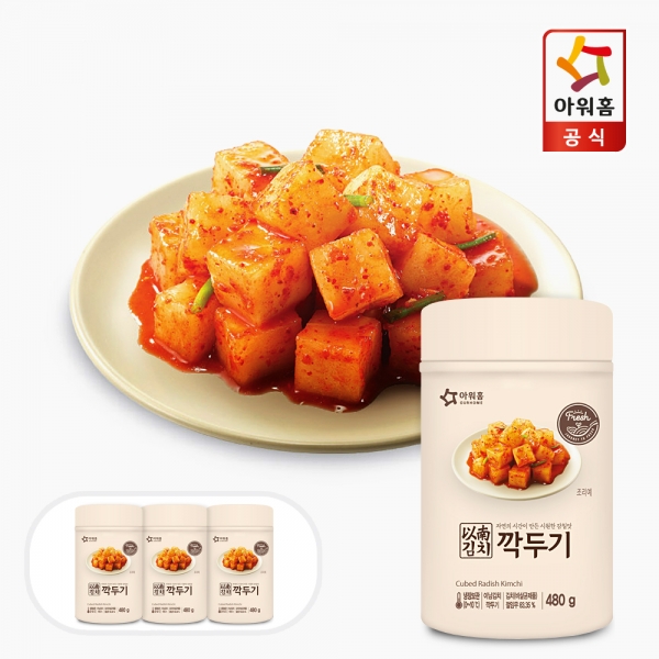 이남 깍두기(용기형) 480g x 3