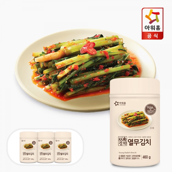 이남 열무김치(용기형) 460g x 3