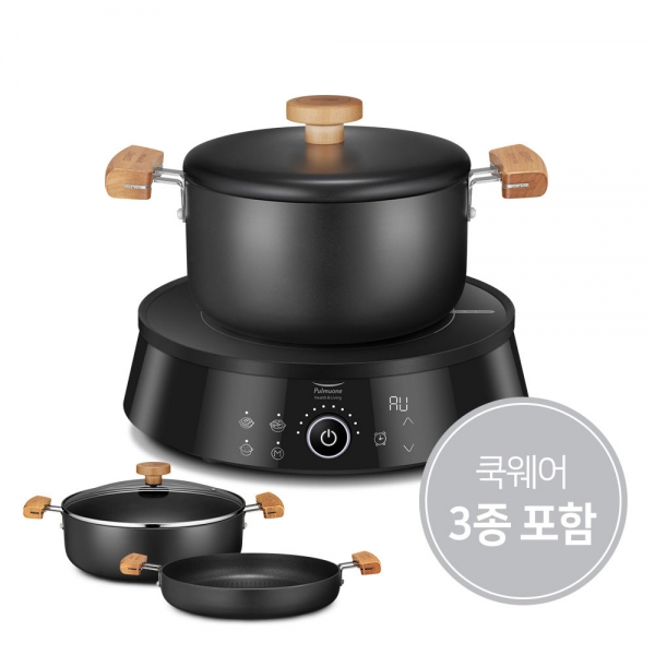 고메 인덕션 1구 PG1-B1000 + 쿡웨어3종 세트