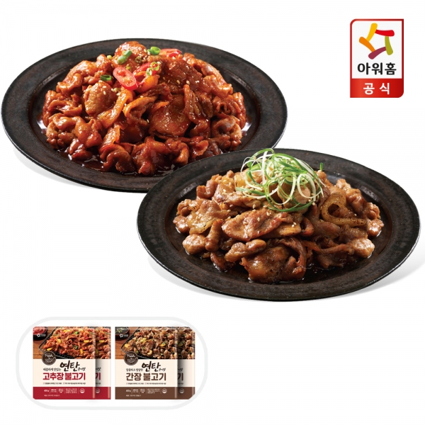 연탄구이맛 불고기 400g x 4팩 (간장2+고추장2)