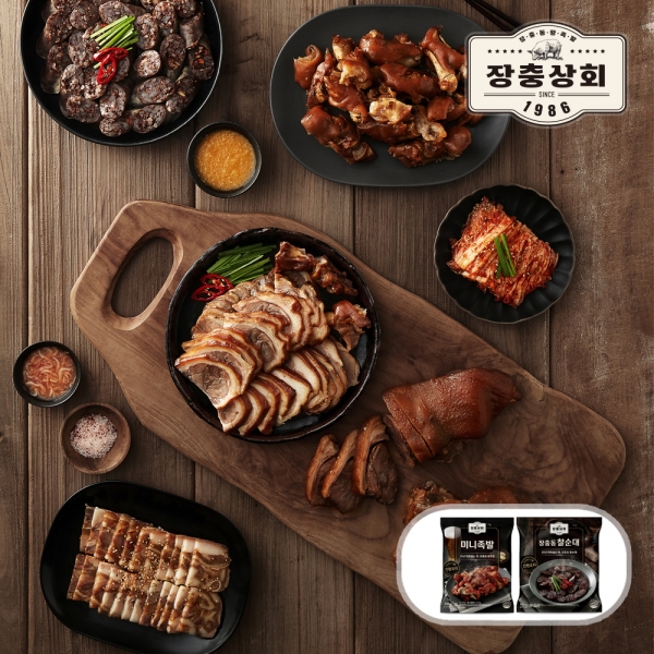 미니족발 300g + 장충동 찰순대 500g + 소스2종 증정