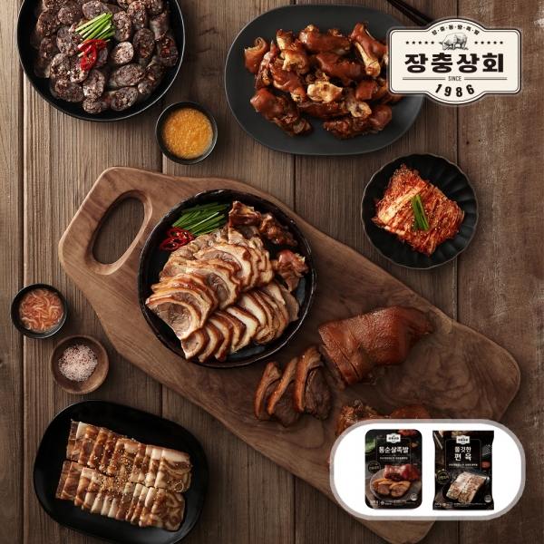 통 순살족발 300g + 쫄깃한 편육 200g + 소스2종 증정