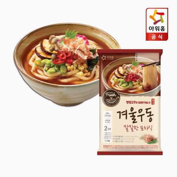 겨울우동 포차식 458g (2인분) x 3팩