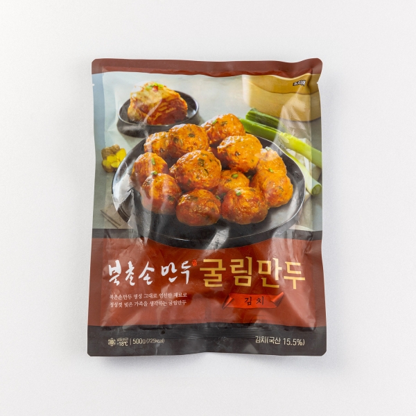 북촌손만두 굴림만두 김치 500g