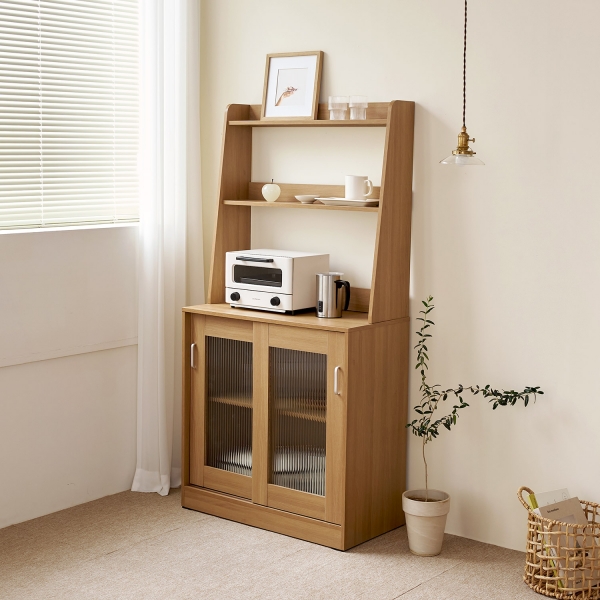 [사은품 증정]발트 주방 수납장 상부장 하부장 시리즈 슬라이딩 카페 4type