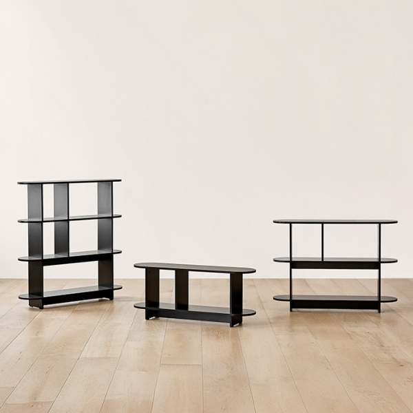 발트 라운드 선반장 진열장 수납 선반 다용도 거실장 2size 3type