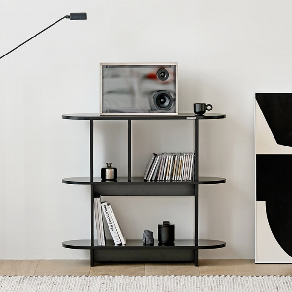 발트 라운드 선반 스탠드 다용도 진열장 3단 800/1000