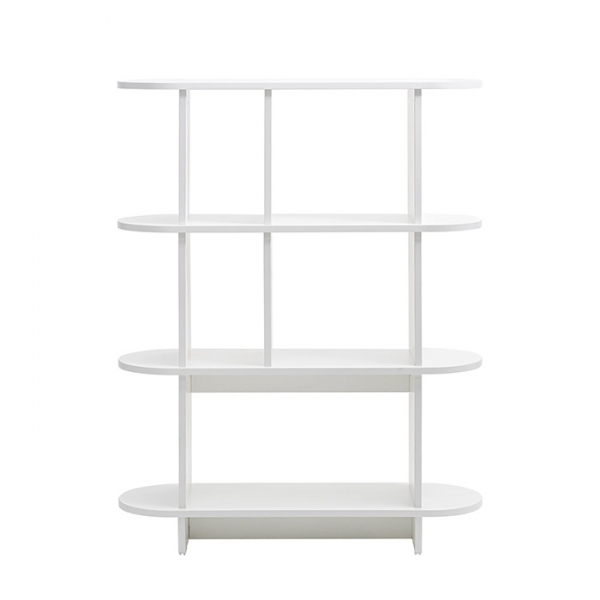 [블랙컬러출시] 발트 라운드 선반 4단 800/1000