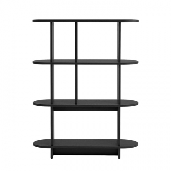 [블랙컬러출시] 발트 라운드 선반 4단 800/1000