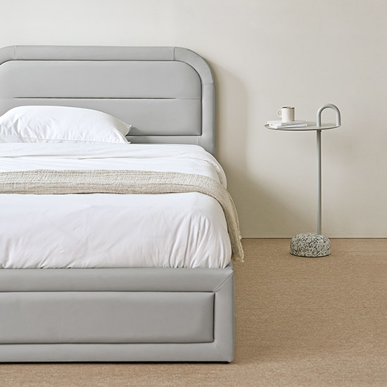 [사은품 증정]프라임 라운드 리프트업 수납 침대 프레임 퀸 Q