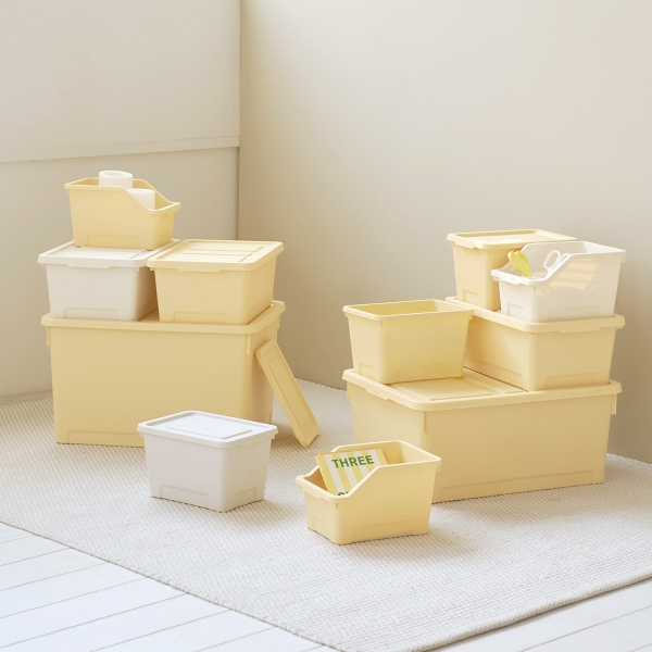 1+1 마일드 수납 박스 세트 리빙박스 다용도 정리함 S/M/L/XL