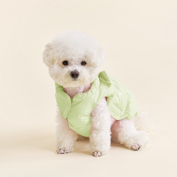 이지 슈크림 패딩 베스트