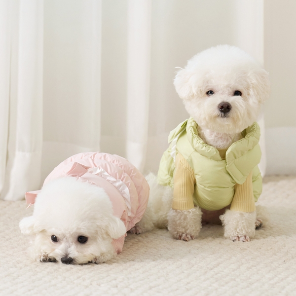 이지 슈크림 패딩 베스트