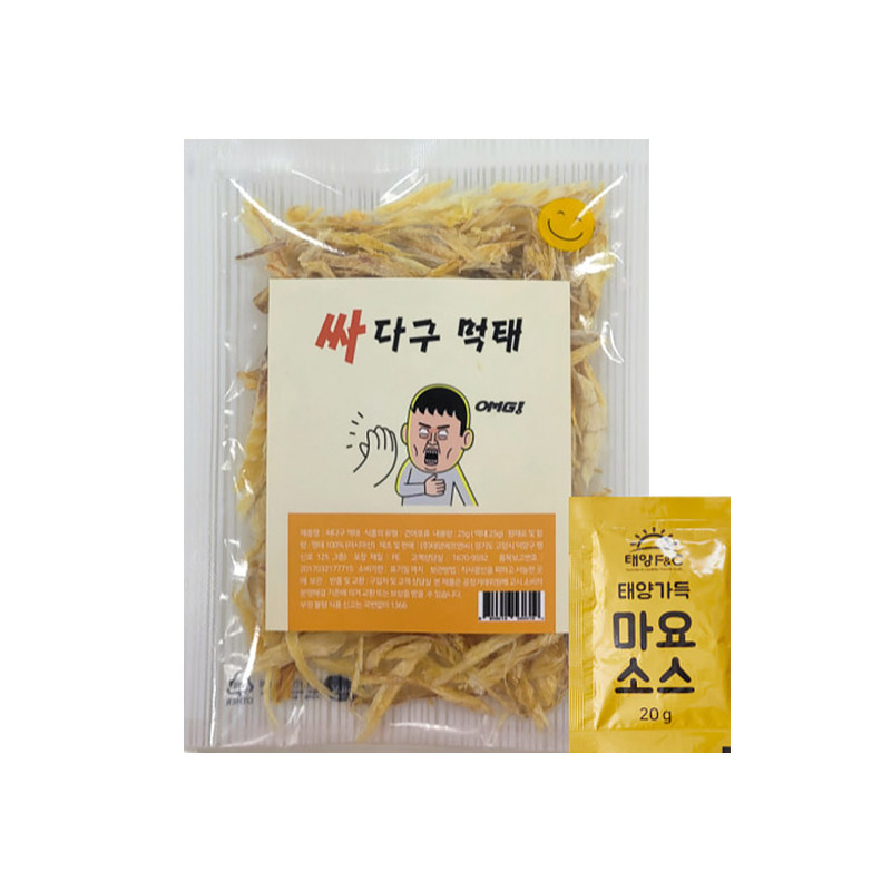 손질 순살 싸다구 먹태 45g (소스포함)