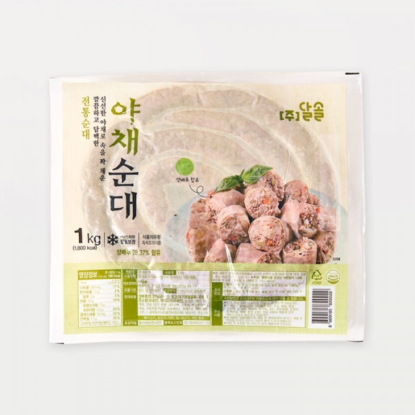 달솔 야채순대 1kg + 1kg + 1kg