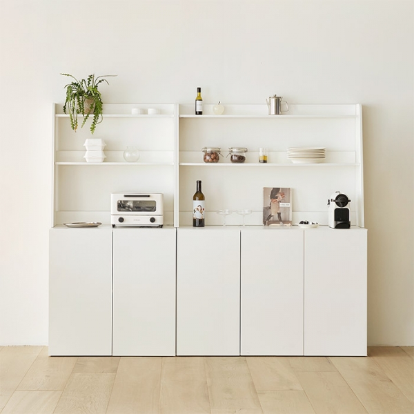 마일드 더 넓은 수납장 상부장선반 세트 2size