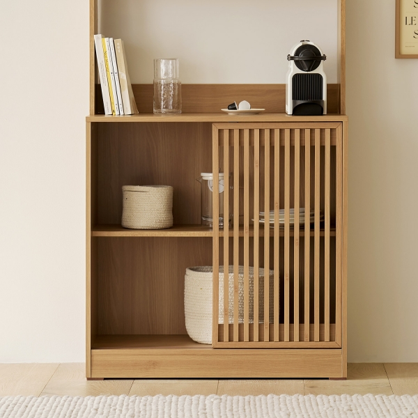 발트 주방 수납장 세트 (간살도어하부장+상부장)