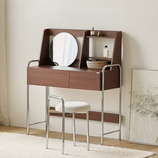 발트 크롬 화장대 모던 미드센츄리 600/1000