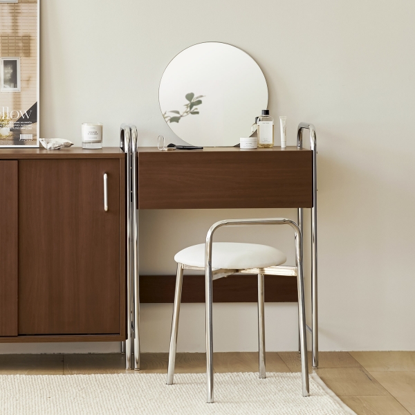 발트 크롬 화장대 모던 미드센츄리 600/1000