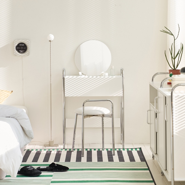 발트 크롬 화장대 모던 미드센츄리 600/1000