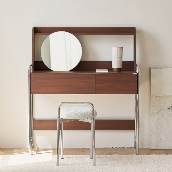 발트 크롬 화장대 모던 미드센츄리 600/1000