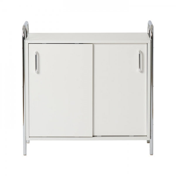 [블랙컬러출시] 발트 크롬 슬라이딩 수납장