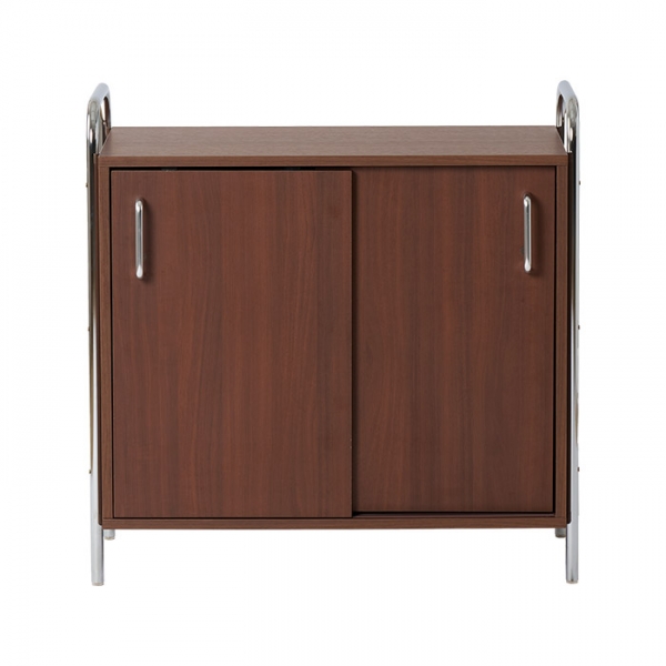 [블랙컬러출시] 발트 크롬 슬라이딩 수납장