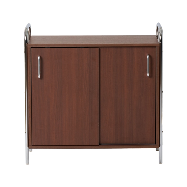 [사은품 증정]발트 크롬 슬라이딩 수납장 인테리어 수납 선반 2type