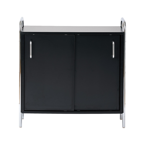 [사은품 증정]발트 크롬 슬라이딩 수납장 인테리어 수납 선반 2type