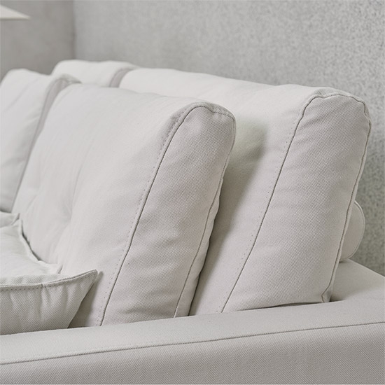 모블러 덴버 더블등받이 4인 패브릭 소파 + 쿠션 5P 증정