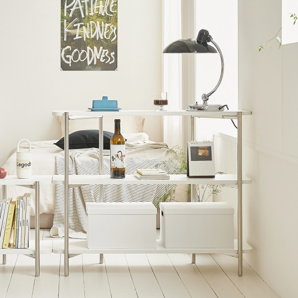 발트 스텐 선반 인테리어 진열장 장식장 3단 800/1000