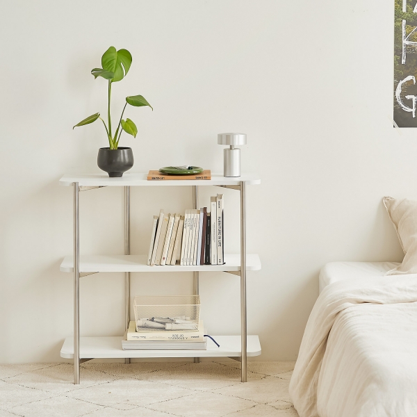 발트 스텐 선반 인테리어 진열장 장식장 3단 800/1000