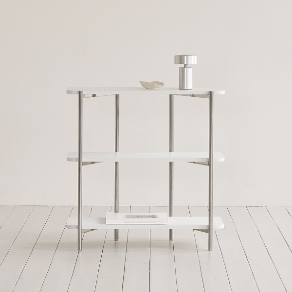 발트 스텐 선반 인테리어 진열장 장식장 3단 800/1000